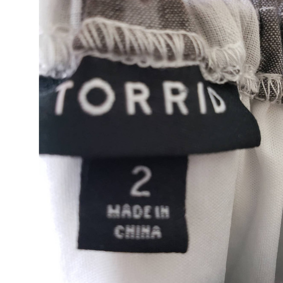 Torrid Peasant Midi Seersucker Gingham Midi Dress - Picture 7 of 10